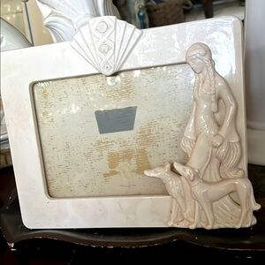 Art Deco Vintage ceramic picture frame